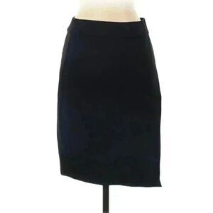 Banana Republic Women's Black Cotton/Viscose/Spandex Yoke Front Back Welt Pocket